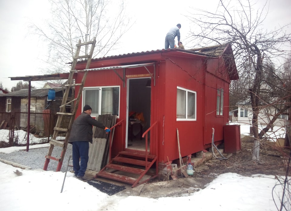 Демонтаж дома в Наро-Фоминском районе, СНТ Черемушка 1