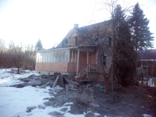 Демонтаж дома в Одинцовском районе, СНТ Работники МИД 1